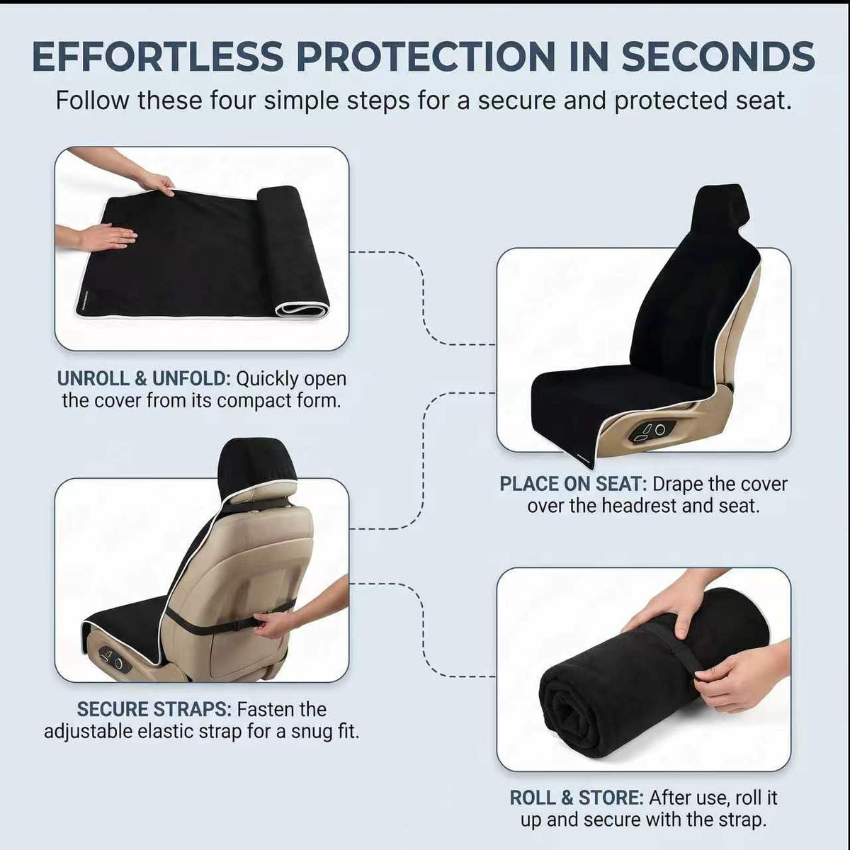 Waterproof Stain Resistant Towel Car Seat Covers