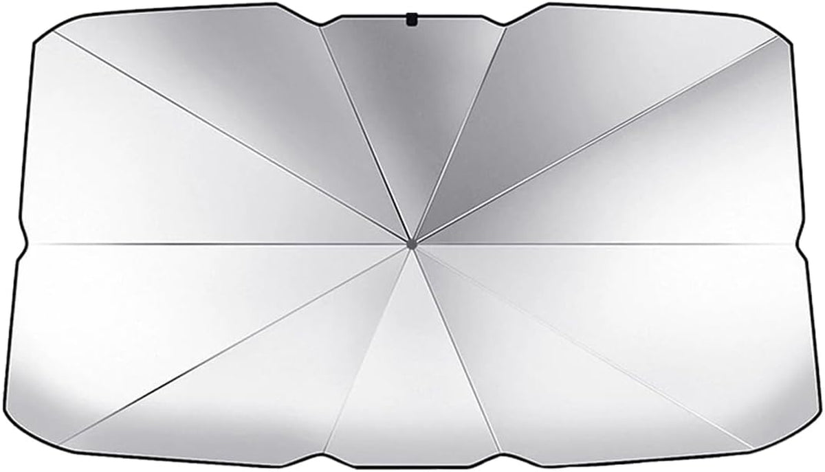 Car Windshield Sun Shade Umbrella, 51''X 30'' Front Window Sun Shade Protect for Automotive Interior, UV Rays Block & Keep Cool, Heat Insulation Protection Car Umbrella for SUV, Sedan (Large)