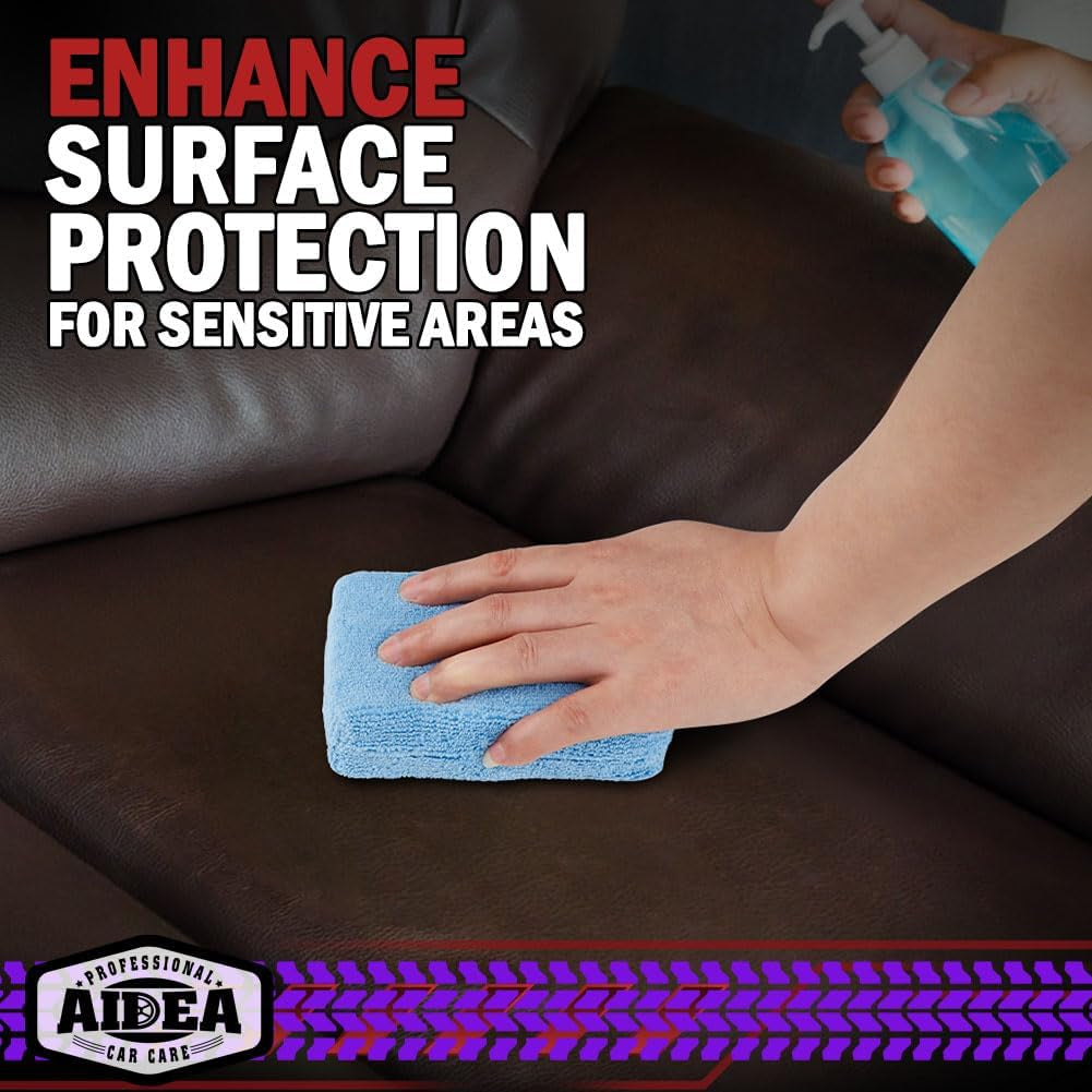 Microfiber Applicator Pad-8 Pack, Car Wash Sponge, Blue