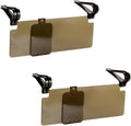 Car Sun Visor Extender, Day & Night Auto Polarized Sun Blocker, HD Anti-Glare Sunshade Extender, Safety Driving Car Visor Accessory Protect from Sunlight, UV Rays, Snow Blindness (2PCS)
