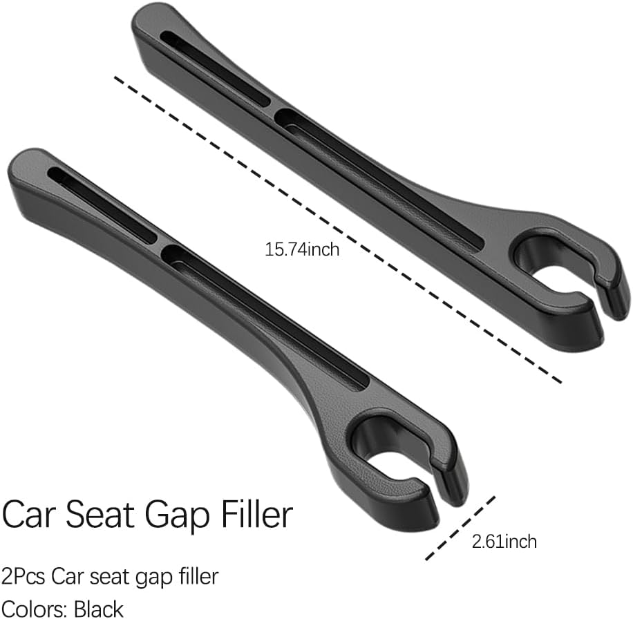 Car Seat Gap Filler with Phone Holder, 2 Pack