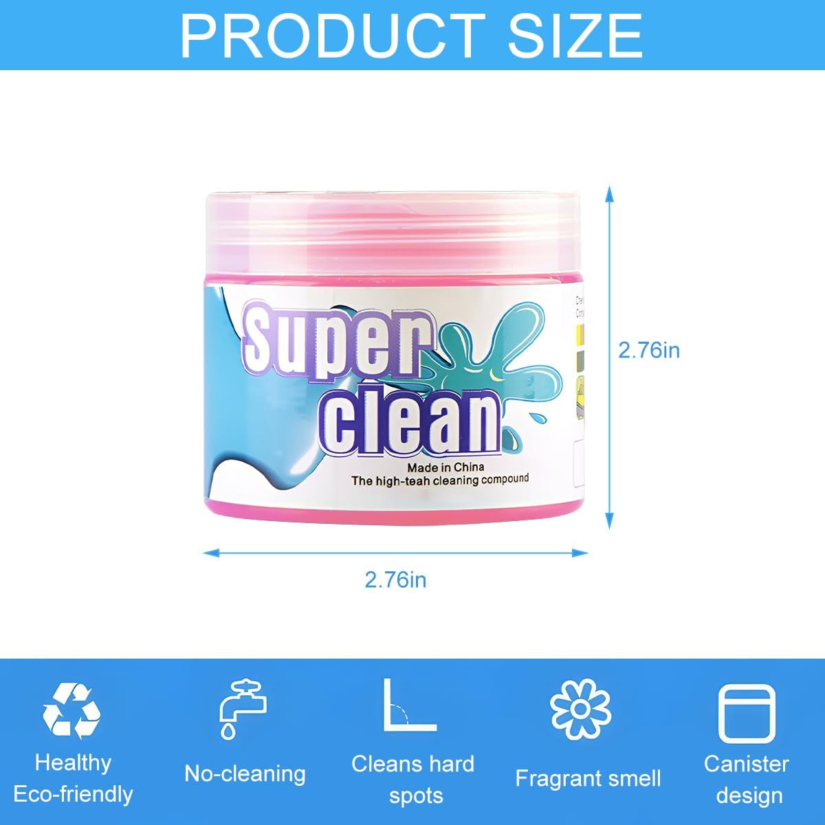 Car Cleaning Gel for Air Vents & Interior Detailing