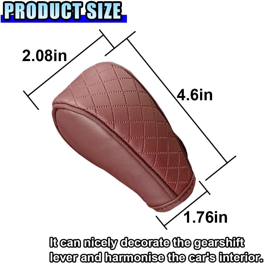 Leather Gear Shift Knob Cover