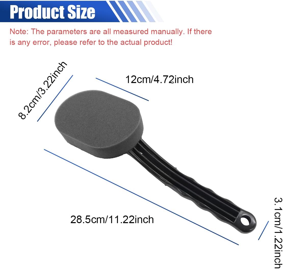 2PCS Tire Shine Applicator Brush, with High-Density Sponge