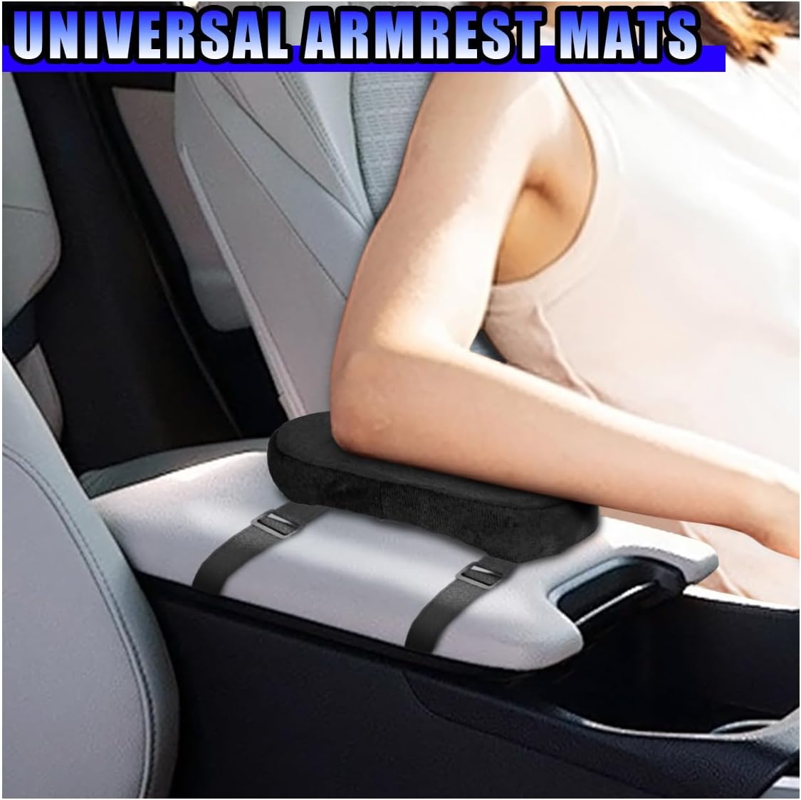 Car Armrest Elbow Pads, 2 Pack