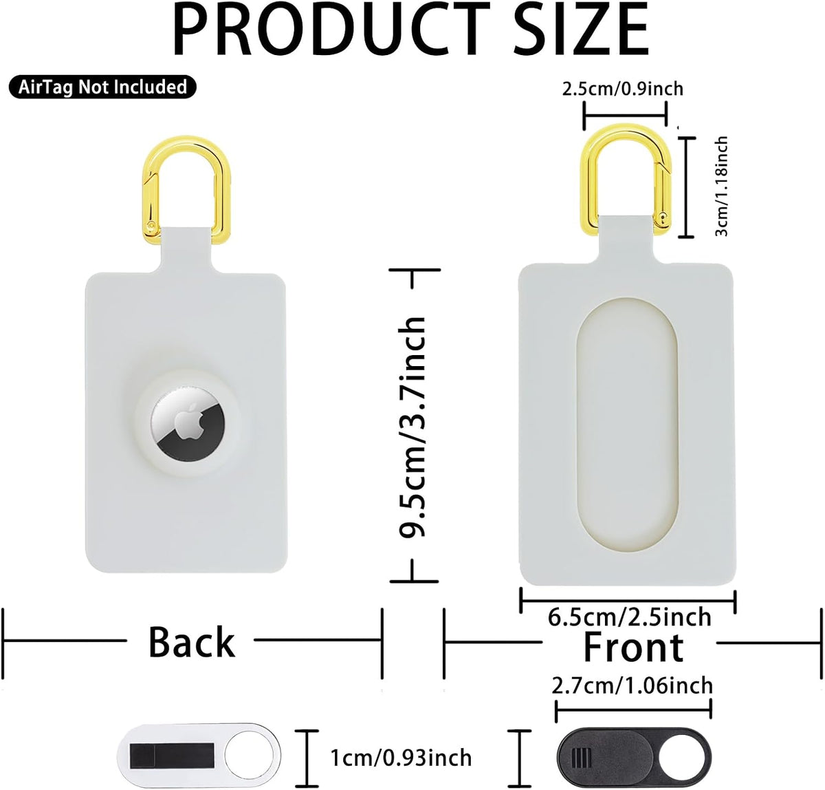 Tesla Key Card Cover with AirTag Slot