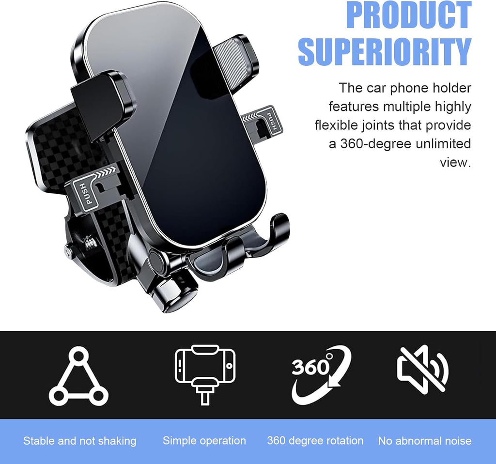 360° Adjustable Anti-Slip Car Phone Holder