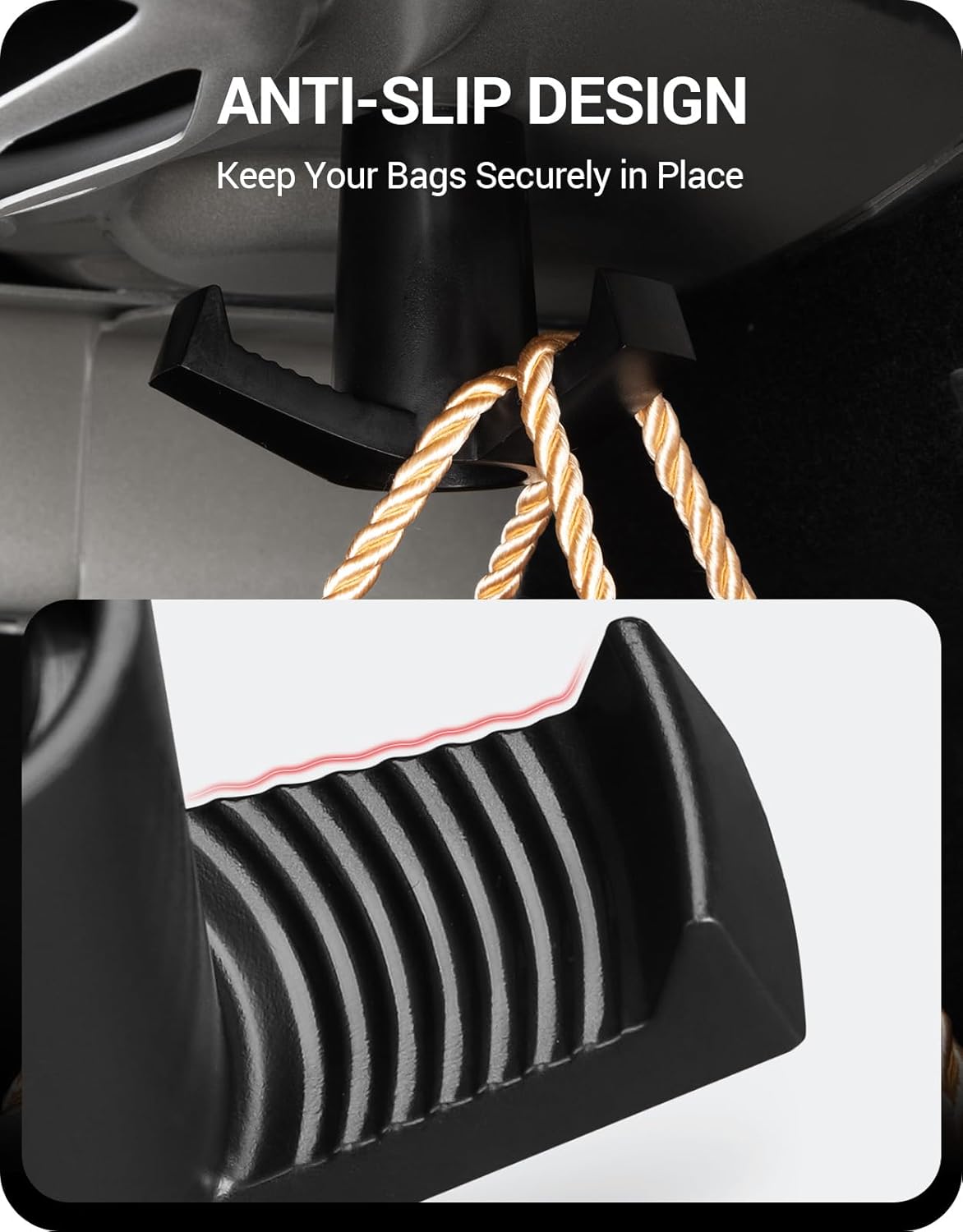 Trunk Grocery Bag Hook for Tesla Model 3