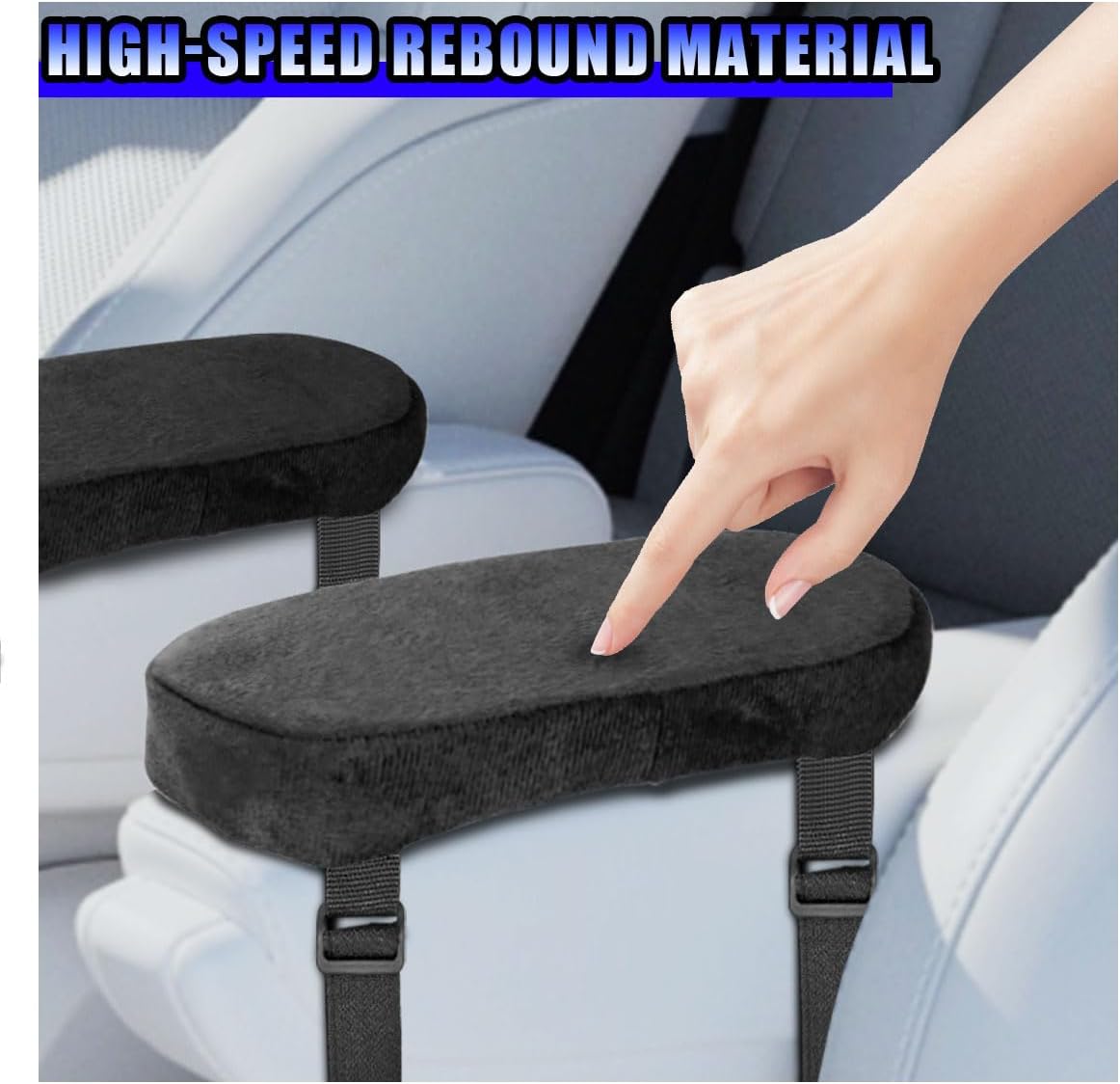 Car Armrest Elbow Pads, 2 Pack