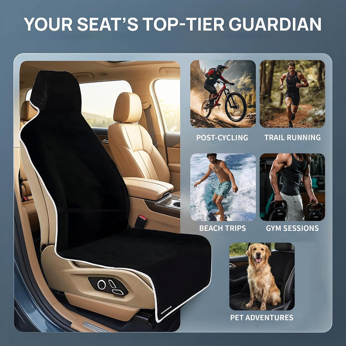 Waterproof Stain Resistant Towel Car Seat Covers
