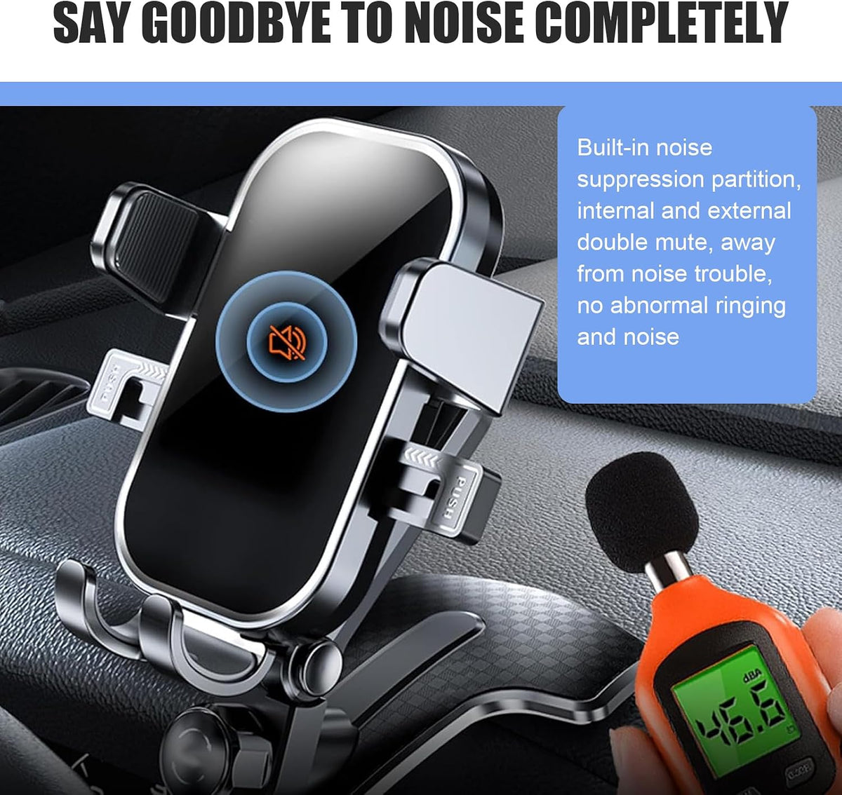 360° Adjustable Anti-Slip Car Phone Holder