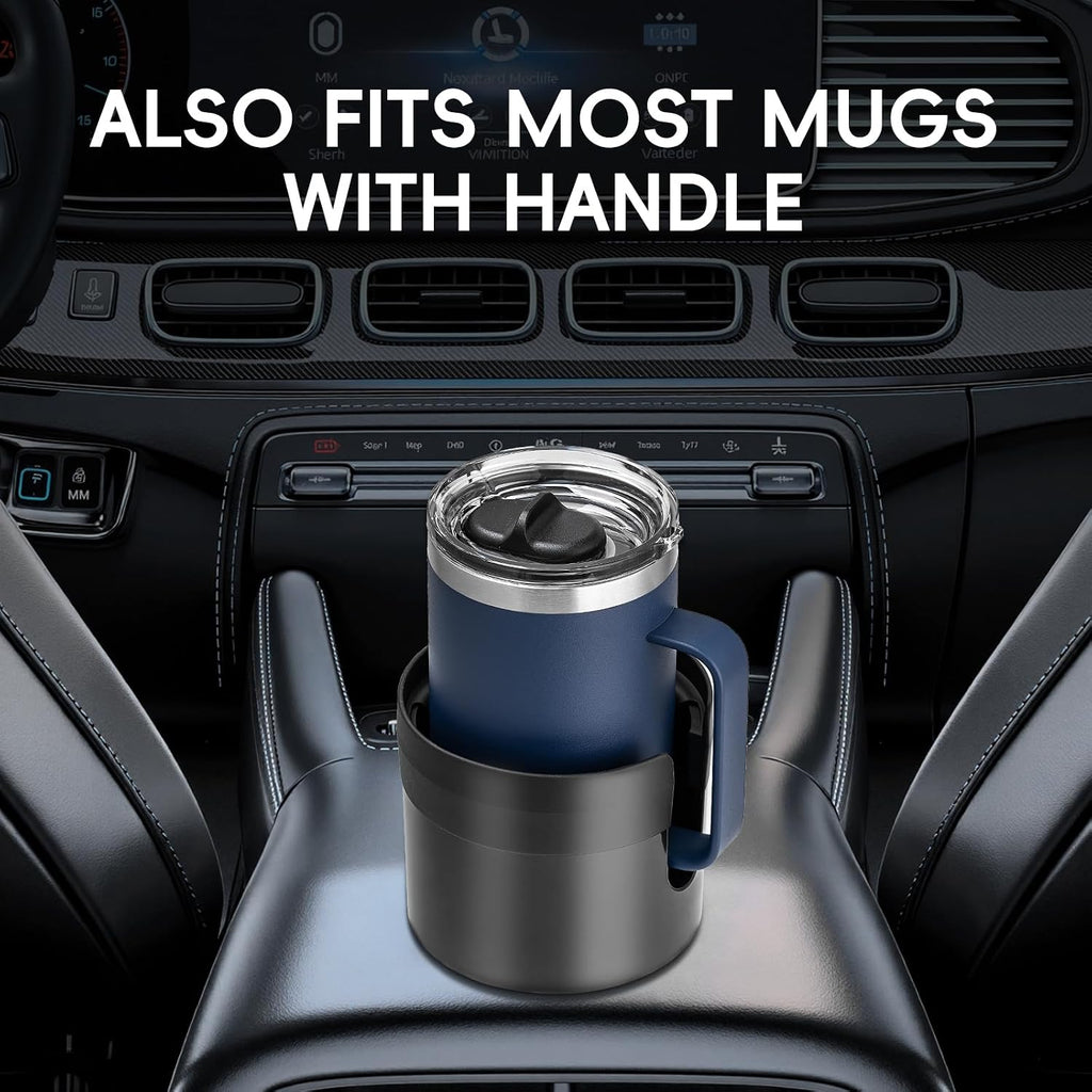 Car Cup Holder Expander with Adjustable Base