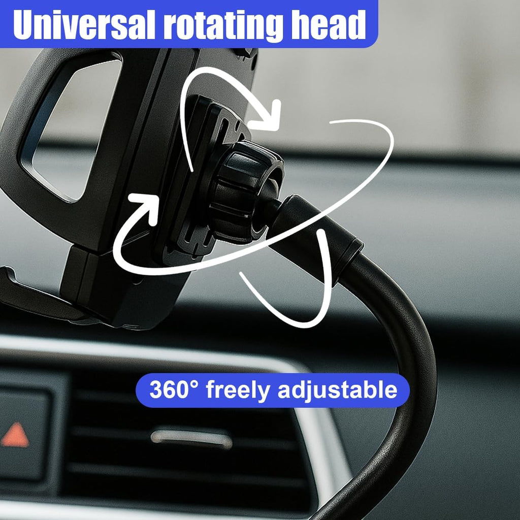 Gooseneck Long Arm Windshield Phone Holder