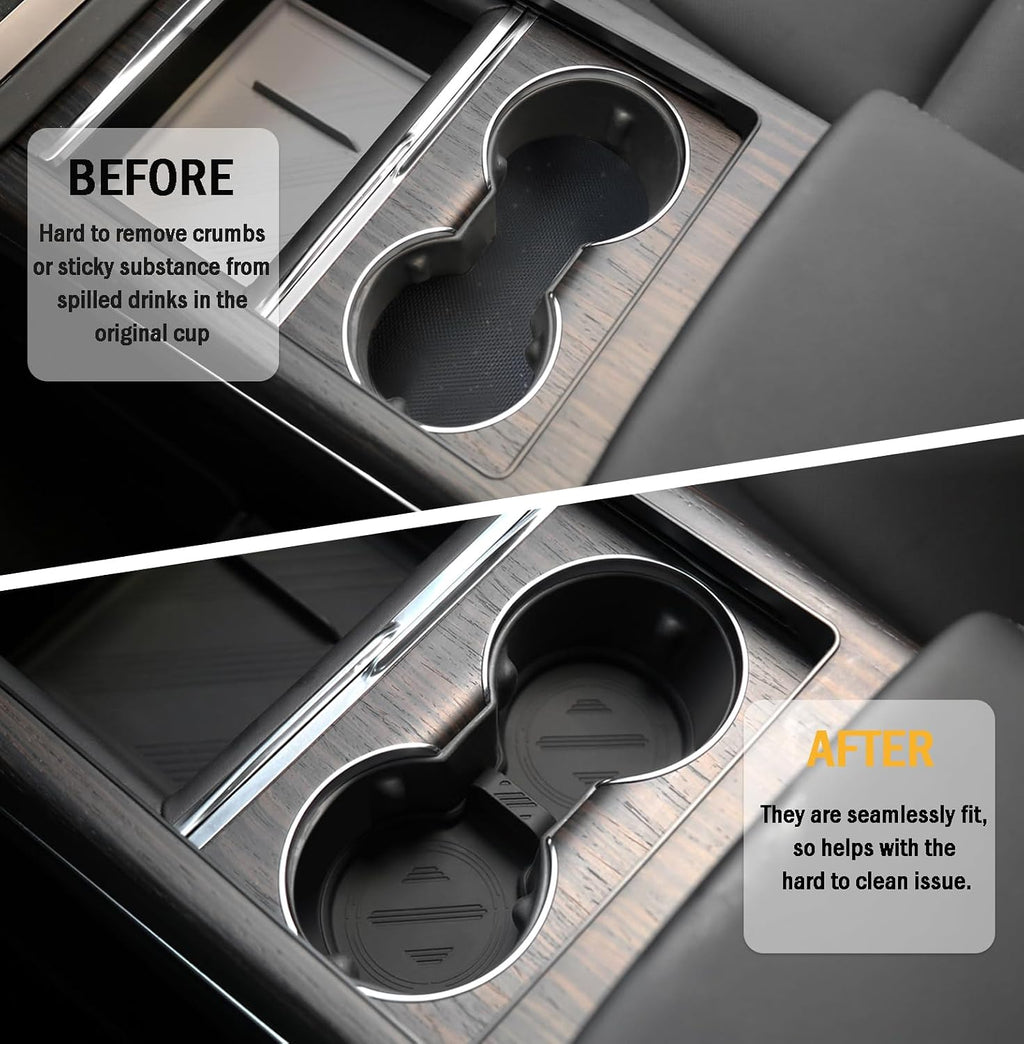 Cup Holder Coasters for Tesla Model 3/Y/S/X