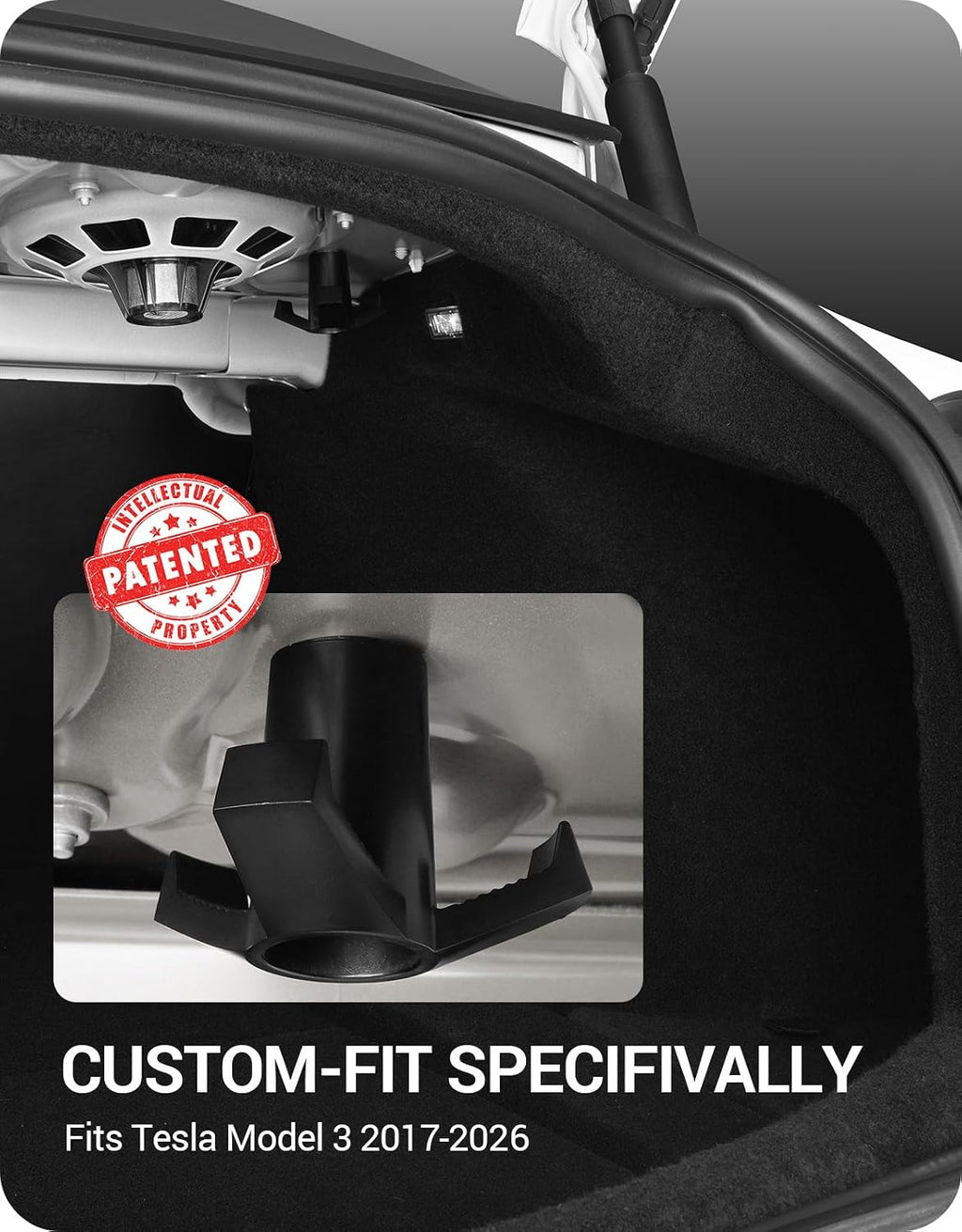 Trunk Grocery Bag Hook for Tesla Model 3