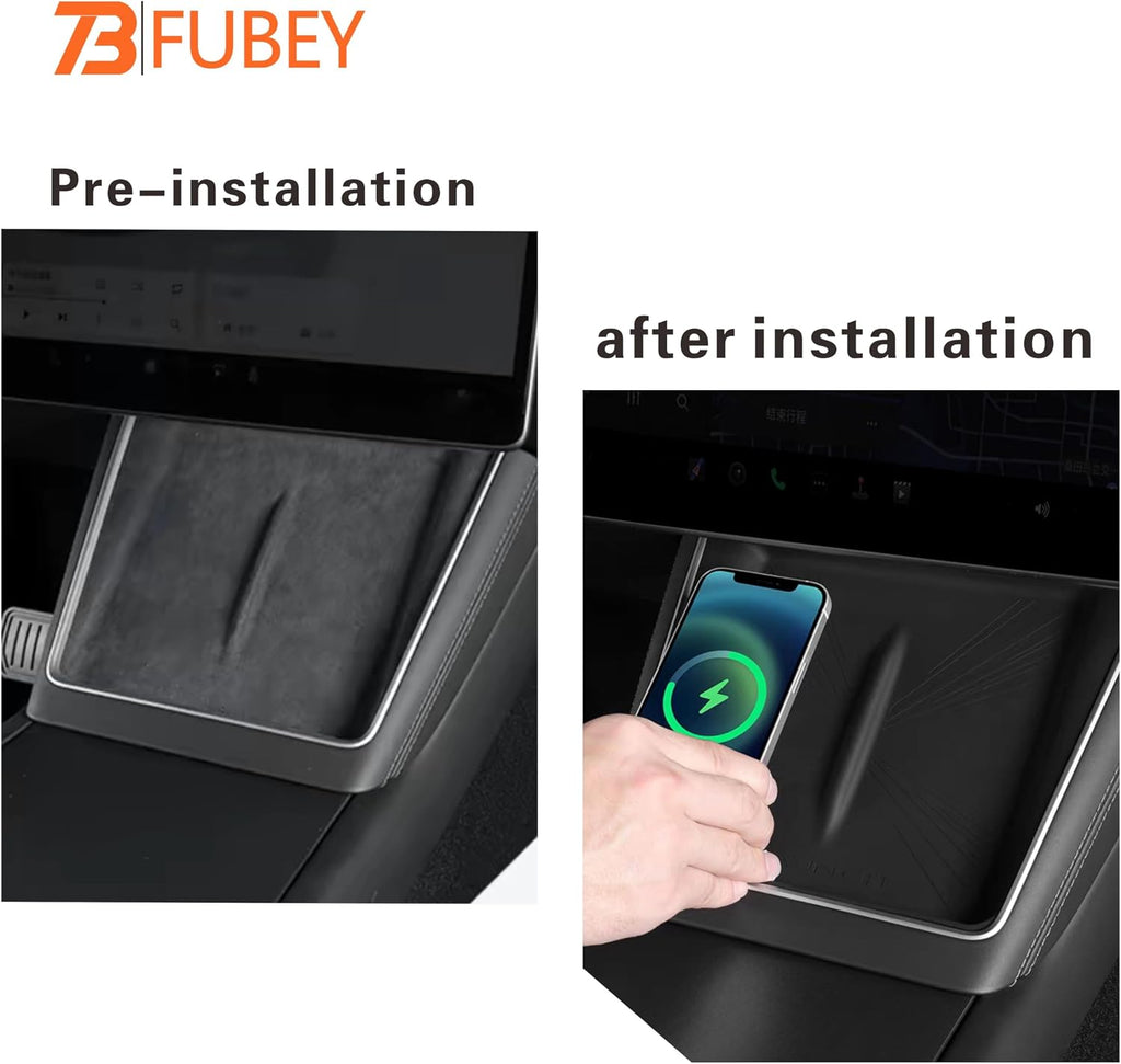 Center Console Silicone Mat for Tesla Model Y Juniper