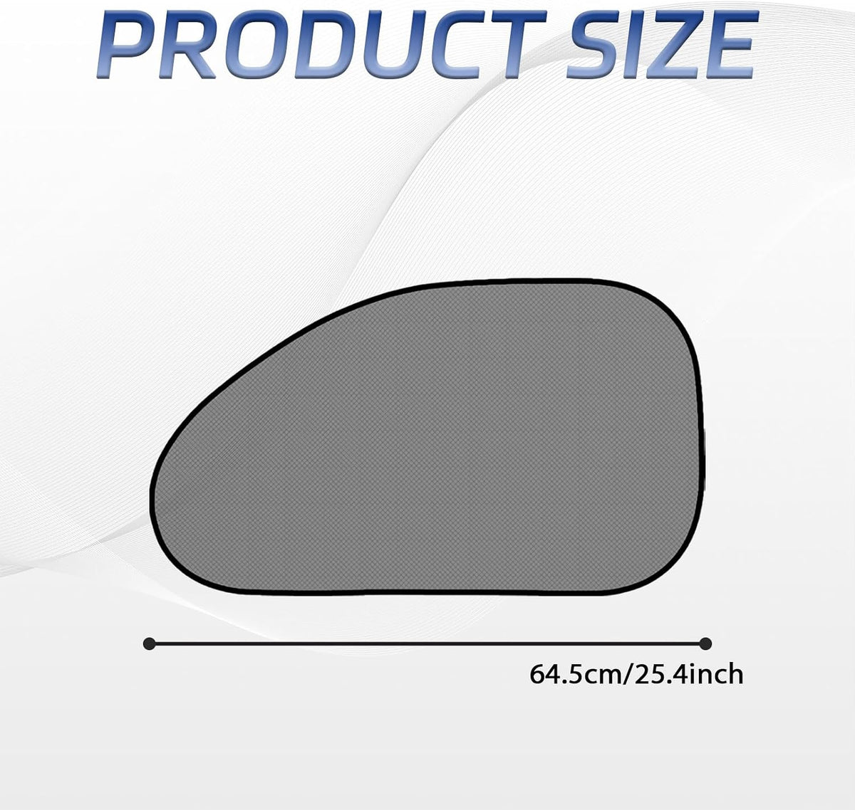 Side & Back Window Sun Shades, 2 Pack