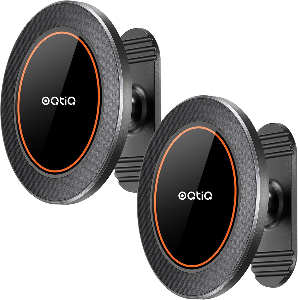 Magnetic Car Phone Mount with Adhesive Base, 2 Pack