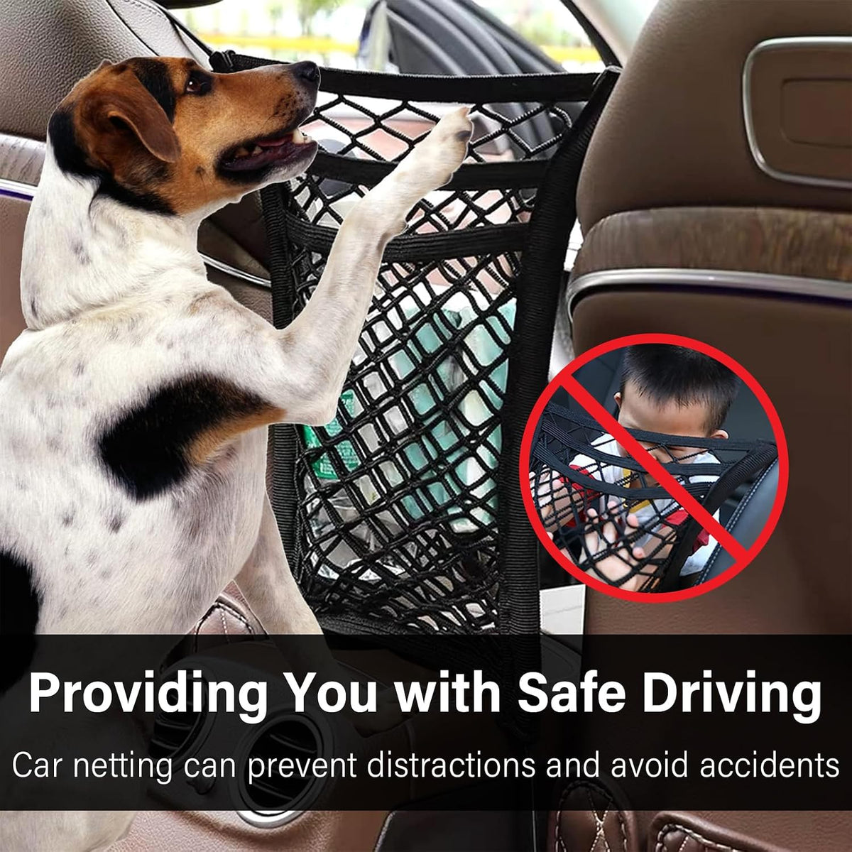 3-Layer Car Mesh Net Pocket