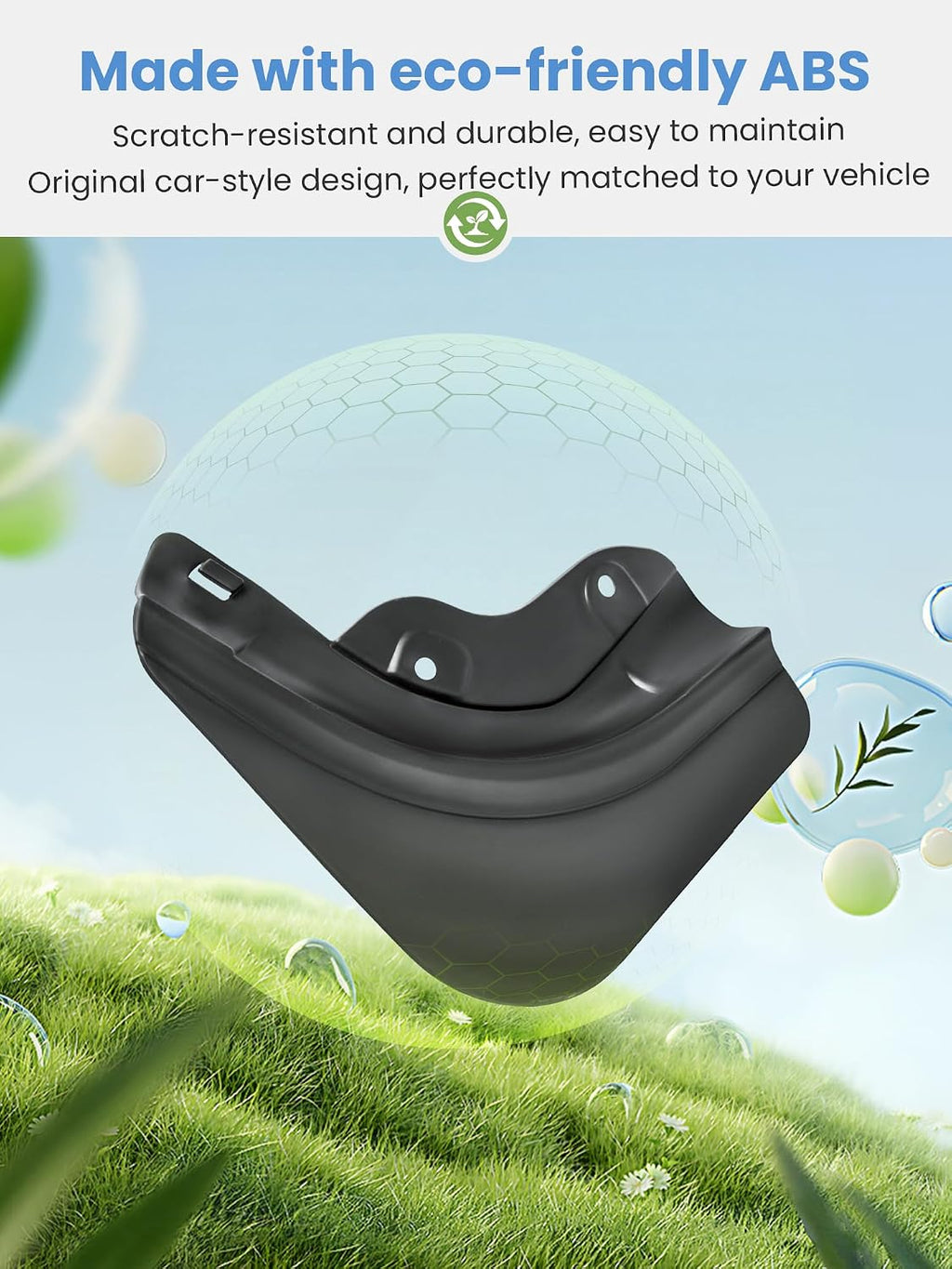 Tesla New Model Y Juniper Mud Flaps 2025 2026 Accessories, Protect Paint, No Drilling Required, Includes All Hardware Installation Tools Accessories (Model Y Juniper 2025+)