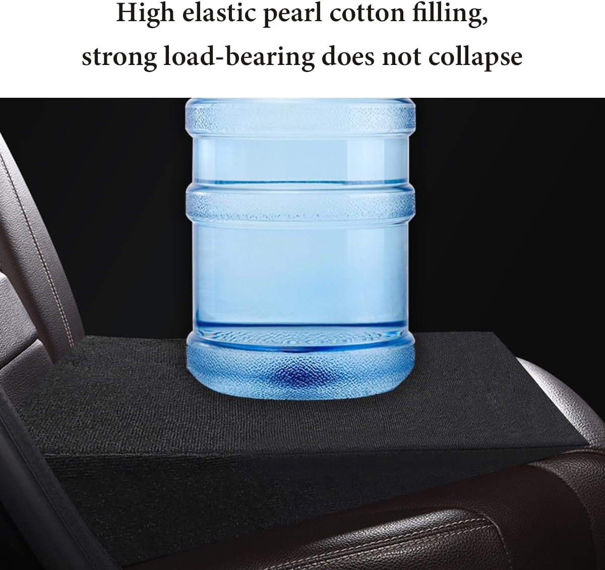 Auto Seat Wedge Leveling Cushion, Comfortable Ergonomic Wedge Foam Pad Car Seat Cushion, Angled Design Rear Seat Pad Office Chair Support Cushion for Pain Relief
