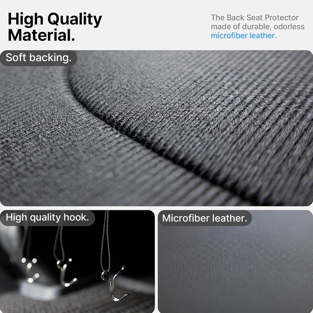 2Pcs Leather Seat Back Kick Protector for Tesla Model 3/Y