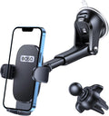 3-in-1 Car Phone Mount for Dashboard, Windshield & Air Vent