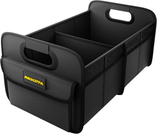 Car Trunk Organizer - 70L Foldable Car Storage for Grocery, Black