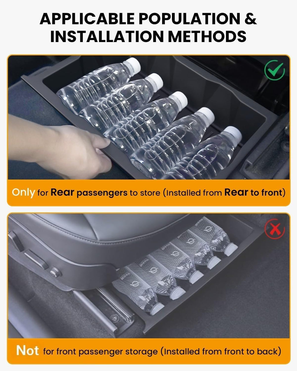 5PCS Center Console Organizer Tray for Tesla Model Y Juniper 2025 2026 Accessories Underseat Armrest Storage Cup Holder Hidden Compartment for Family Travel Kids Daily Commute Road Trips