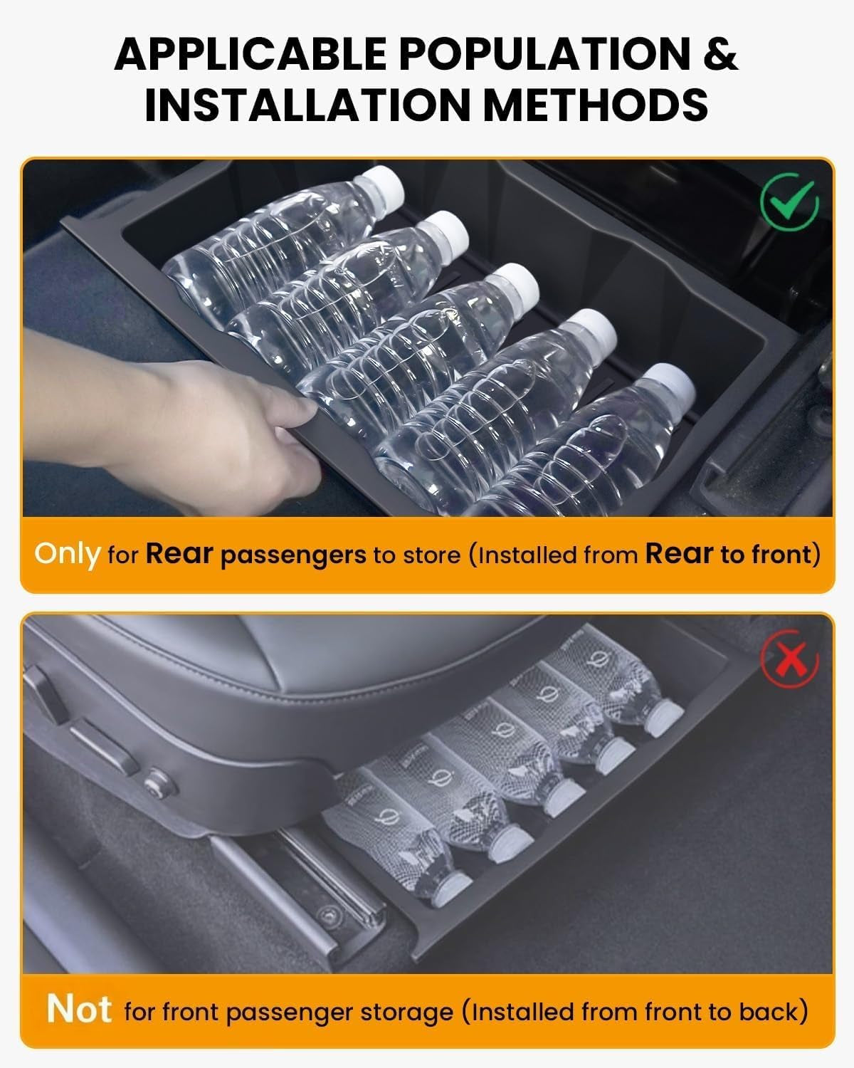 5PCS Center Console Organizer Tray for Tesla Model Y Juniper 2025 2026 Accessories Underseat Armrest Storage Cup Holder Hidden Compartment for Family Travel Kids Daily Commute Road Trips