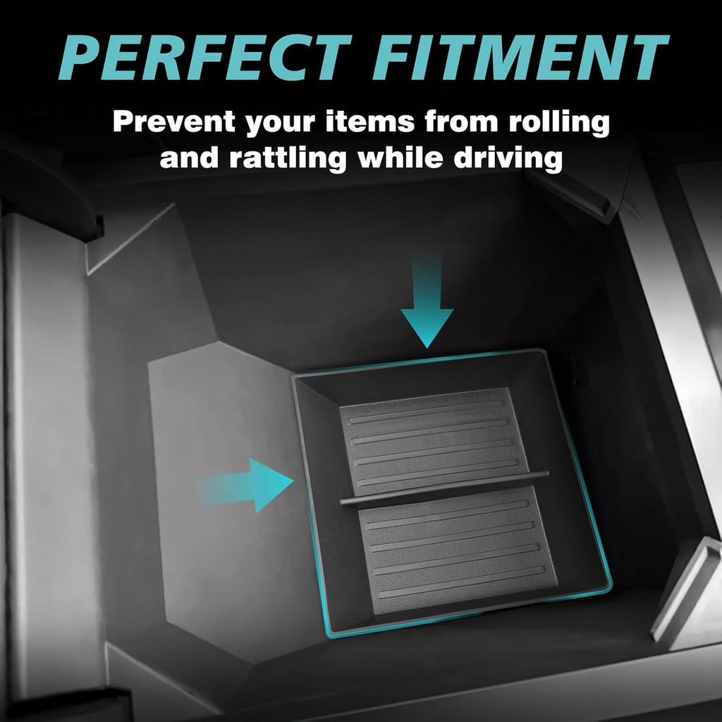 Lower Armrest Console Organizer Tray for Tesla Cybertruck (2024+)