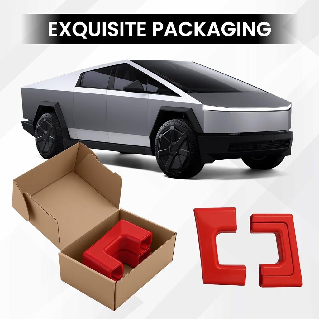 Tow Hook Covers for Tesla Cybertruck (2024-2026), Red