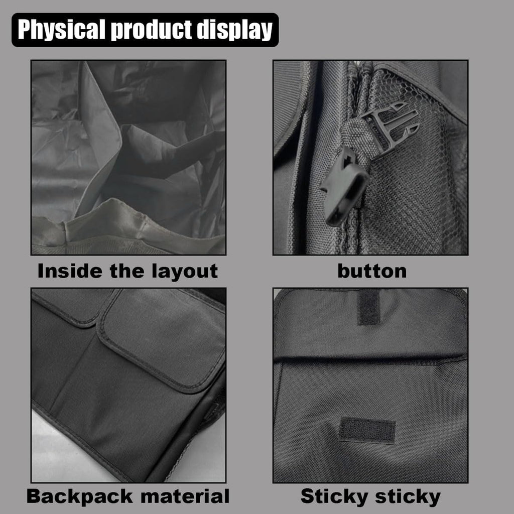 Trunk Organizer for Car - Collapsible Car Storage Organizer with 3 Compartments - Foldable Car Trunk Organizer for Suvs & Sedans - Waterproof Storage Container Box Car Organizer (1PCS)