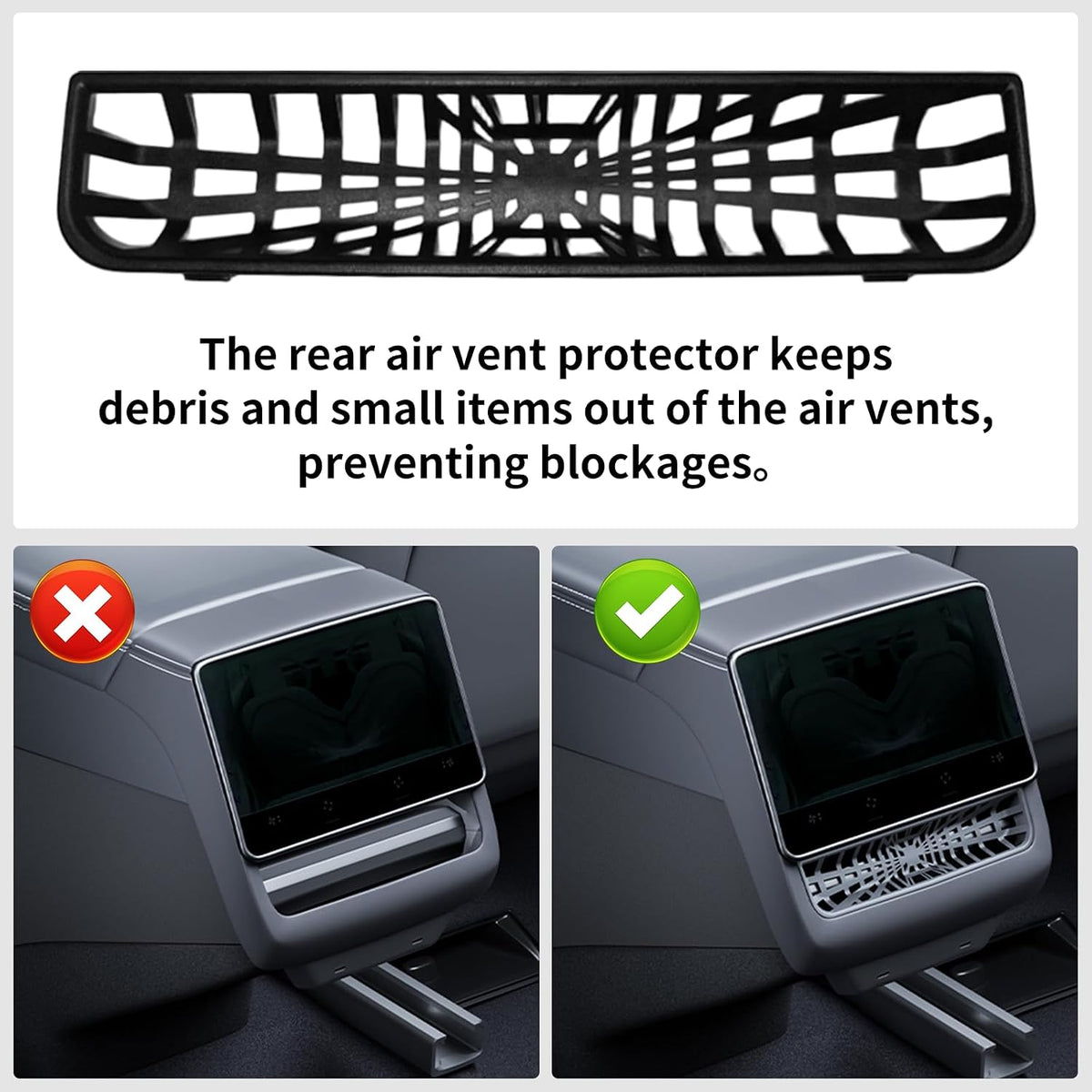Silicone Center Console Organizer Set for Tesla Model Y (2025-2026) & Model 3 (2024-2026)
